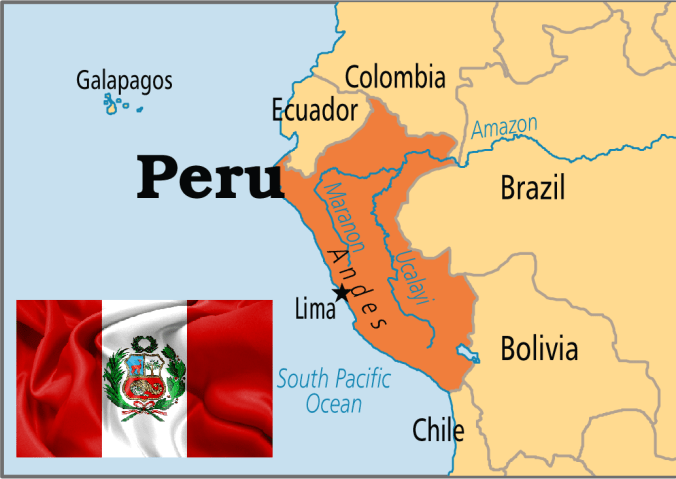 peru flag map